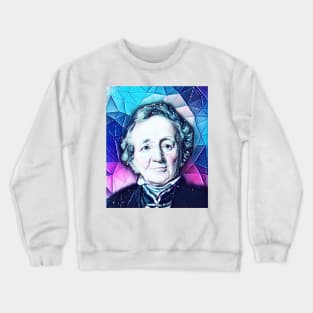 Leopold von Ranke Snowy Portrait | Leopold von Ranke Artwork 13 Crewneck Sweatshirt